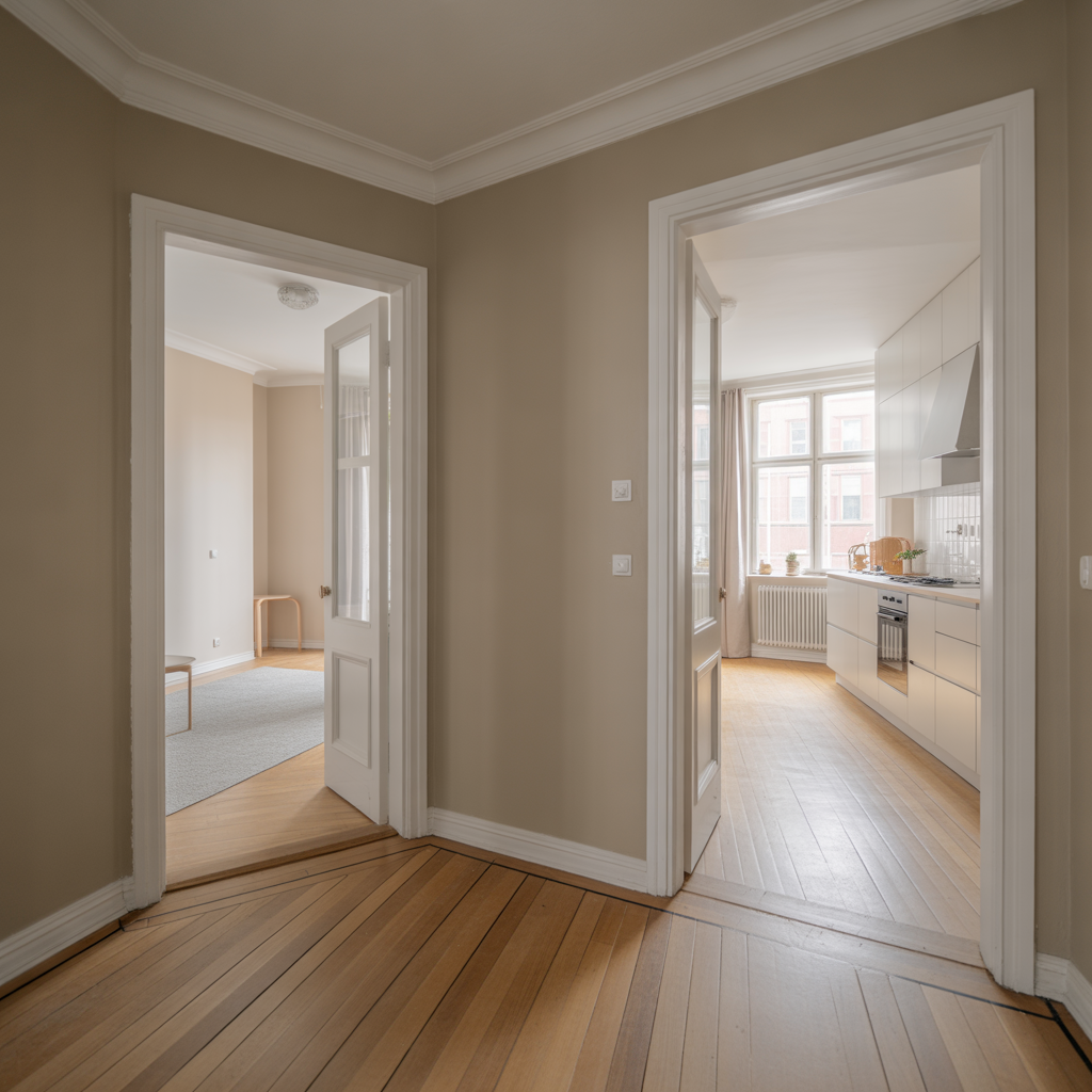 matt helmatt eller halvblank vaggfarg jamforelse per rum